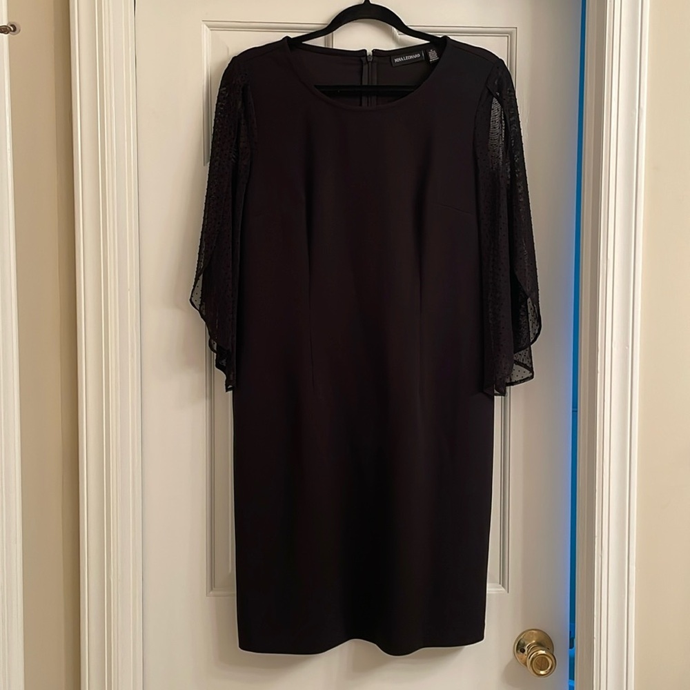Size M Nina Leonard Black dress